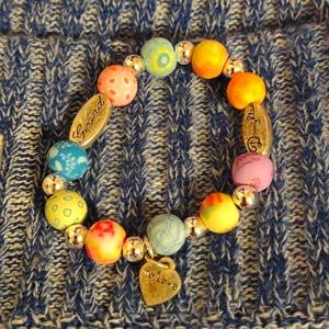 Charm type bracelet